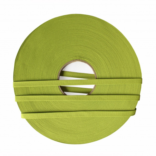  Тесьма 43279 11мм цв. ярко-салатовый №52 (намотка 50м)  ТриКатушки