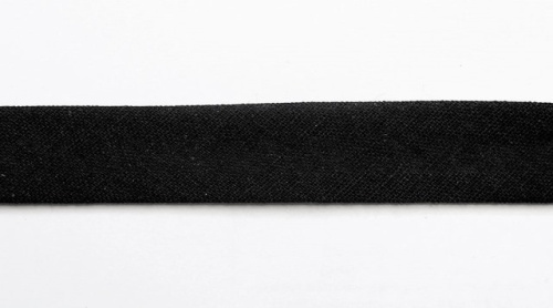  Косая бейка МН "Star Bias" 100% Cotton 15мм цв.№ черный (144 yds/131,6 метров)  ТриКатушки