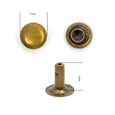  Хольнитены 5*5 №00 антик (упак.100шт.) "Proknopka"  ТриКатушки