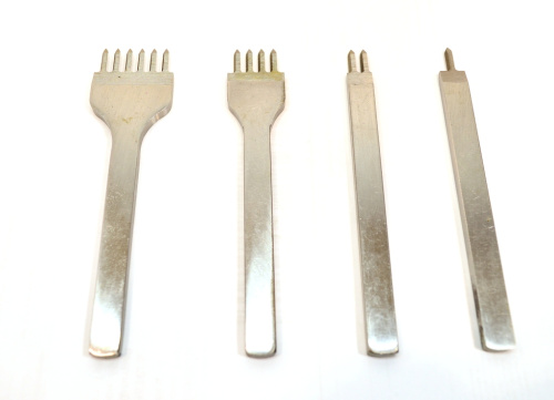  Набор строчных пробойников ромбовидных (плоский) 5 мм (уп.4 шт) ProKnopka  ТриКатушки