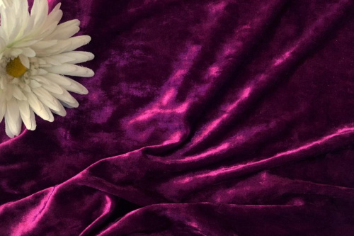  Ткань 3002 Бархат стрейч крэш, ш.160см, цв. 202  ТриКатушки