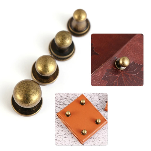  Кнопка Кобурной винт 8х5х9,5 мм,цв.Никель  ТриКатушки