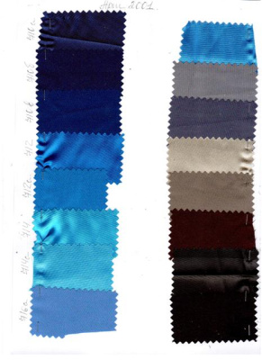 Ткань 2001	Атлас Стрейч, св. бизюза 714а