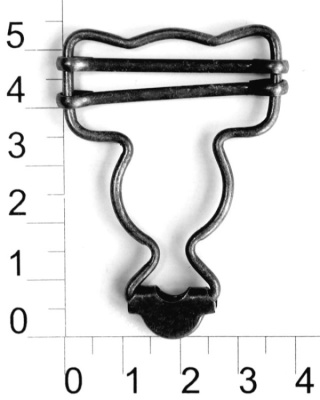  Пряжки для комбинезонаарт.0320-2169 34мм (упаковка 200 штук) черный никель  ТриКатушки