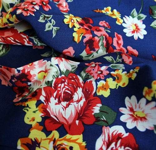  Ткань Вискоза принт арт.2019 цв.89  ТриКатушки