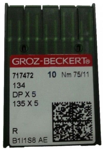  Игла Groz-beckert DPx5 (134) № 75/11  ТриКатушки