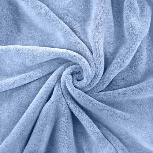  Ткань Велсофт МТ 6103 (100 ПЭ, 447 гр/мп, ш. 1,5м) цв. 185 голубой  ТриКатушки