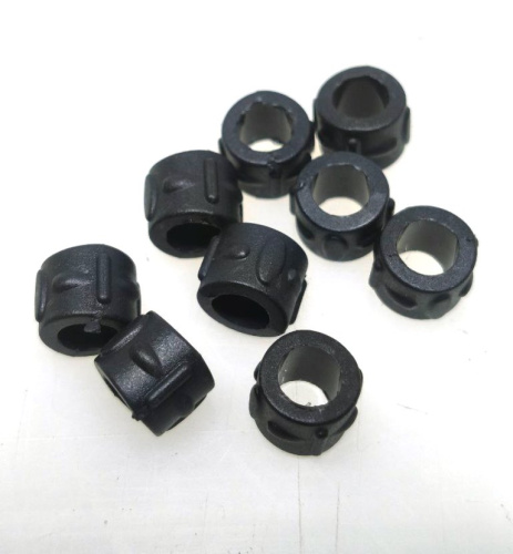  Ограничительное кольцо (Наконечник ) для шнура 27201к (уп.100/1000 шт.) цв.Черный  ТриКатушки