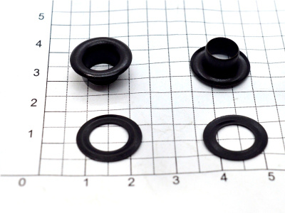  Люверсы №5 8мм сталь оксид (уп 100 шт) "Proknopka"  ТриКатушки
