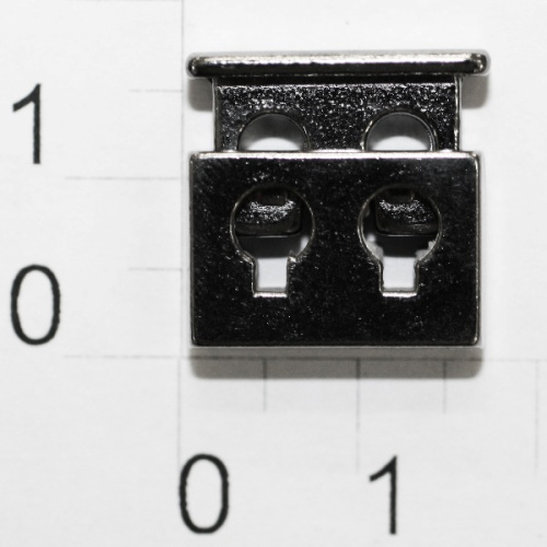  Фиксатор "Н" №6 металл черный никель (упаковка 100 штук)  ТриКатушки