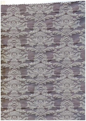  Ткань 1062 Костюмная стрейч жаккард, ш. 150, №801 серый  ТриКатушки