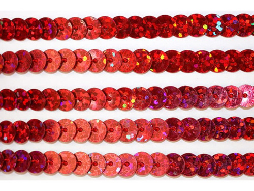  3 пайетки на нитях в бобине (намотка 100yds = 91,44метра)  ТриКатушки