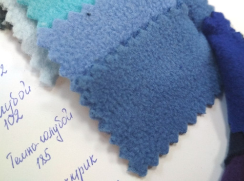  Ткань Флис ТЕМНО-ГОЛУБОЙ 185 190 Г/М2  ТриКатушки