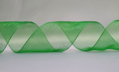  1044 Лента органза 12мм (намотка 50 ярдов = 45 метров)  ТриКатушки
