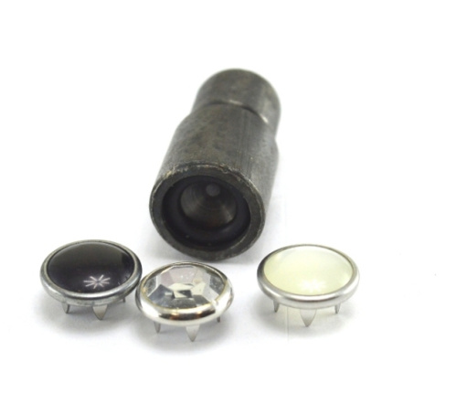  Подставка для рубашечных кнопок с жемчугом/стразой 9,5мм PROKNOPKA  ТриКатушки