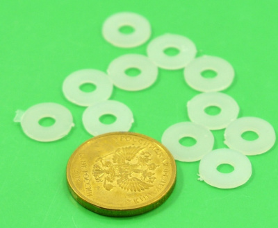  Усилители для кнопок 10 мм пластик (уп.5000 шт)  ТриКатушки