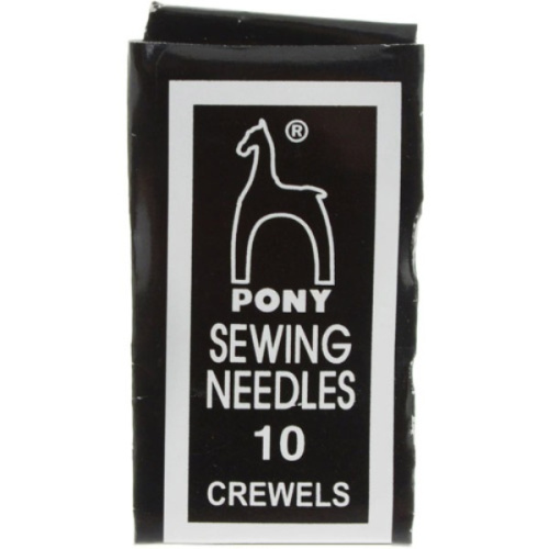 04160 Иглы для вышивания и бисера № 10, 25 шт PONY  ТриКатушки