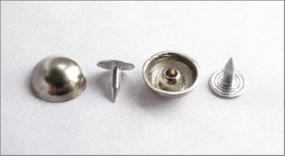  057-F черный никель Хольнитены декоративные "металл" d=12мм (упаковка 500 штук)  ТриКатушки