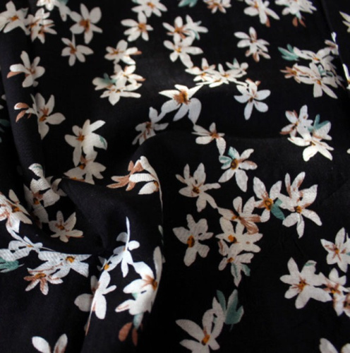  Ткань Поплин-жатка ПРИНТ арт. 2112 цв. 3  ТриКатушки