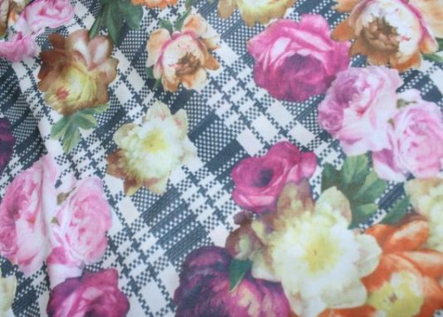  Ткань 4003 Масло принт, №134  ТриКатушки