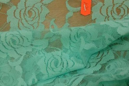  Гипюр стрейч 5008 ш.150см.,пл.130г/м., №701 голубой  ТриКатушки