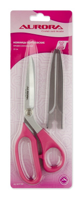 Ножницы портновские Aurora AU 907-80 профессиональные с защитным колпачком, 22 см