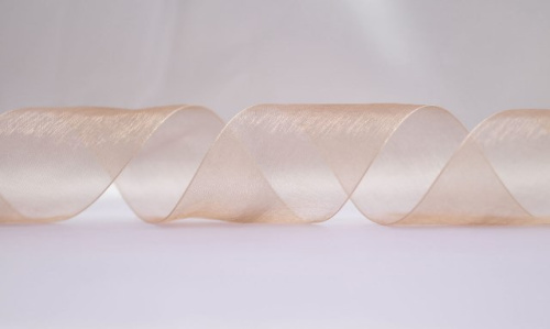  1054 Лента органза 12мм (намотка 50 ярдов = 45 метров)  ТриКатушки