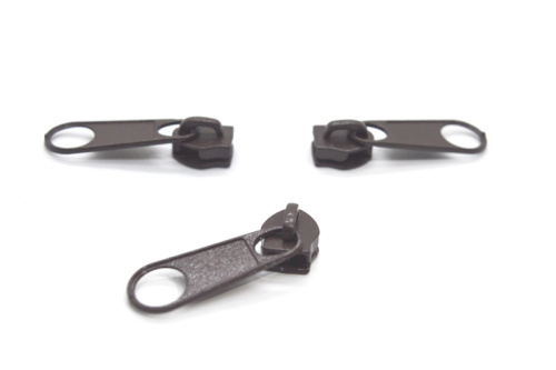  Бегунок галантерейный СП №5 цв. 302 тёмно-коричневый (уп.10 шт) "Proknopka"  ТриКатушки