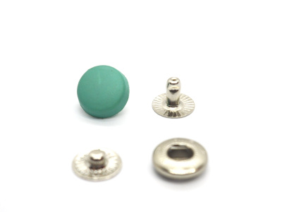  Пластиковая крышка (1 часть кнопки) 15мм цв. зелёный (уп 720шт)  ТриКатушки