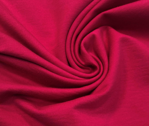  Ткань Футер 3-х нитка г/к петельный 320гр.кв.м, 80% Хб + 20% ПЭ, пенье, цв. Розовый павлин IS  ТриКатушки