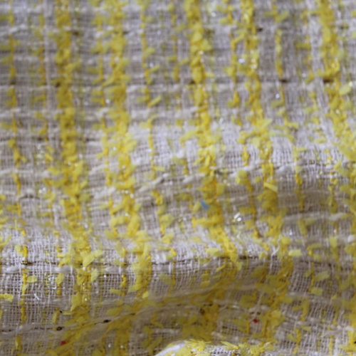  Ткань Костюмная 1106 под CHANEL ленточки люрекс цв. 402  ТриКатушки