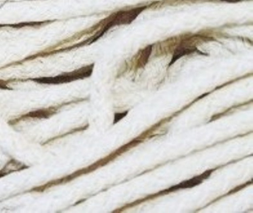  Шнур хлопчатобумажный круглый 5 мм(уп.100 м.) цв. №2155 Ваниль  ТриКатушки