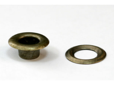  Люверсы №66 40 мм сталь Антик (уп 1000шт)  ТриКатушки