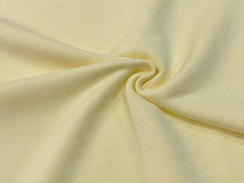  Ткань Футер 3-х нитка г/к с начесом 320гр.кв.м, 67% Хб+33% ПЭ, пенье, цв. Ваниль  ТриКатушки