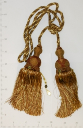  Кисть шторная двойная, G-A коричневый  ТриКатушки