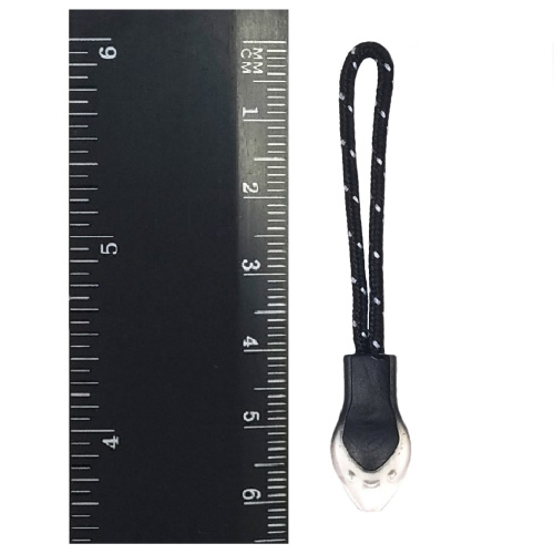  Пуллер со шнуром арт. 21 №322 Черный уп.100шт/500шт  ТриКатушки