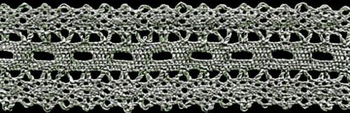  0054F лён кружево вязанное 50мм (намотка 20 ярдов = 18,3 метров)  ТриКатушки