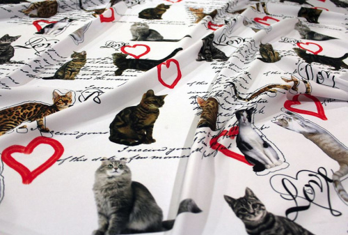  Габардин принт арт 1010 цв 24 э , Плотность 270г/м.пог, ширина 150 см, состав 100% ПЭ  ТриКатушки