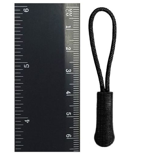  Пуллер со шнуром "Стандарт" №322 Черный уп.100шт/500шт/1000 шт  ТриКатушки