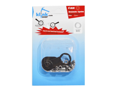  Люверсы в блистере НЕРЖ. №18 4мм цв. Черный никель (уп.25 компл.)  ТриКатушки