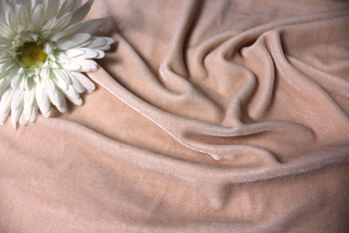  Ткань 3001 Бархат стрейч, ш.150см., №506  ТриКатушки