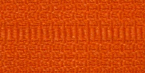  Молния спиральная(Витая) Т5 50 см №157 оранж, ( уп.50 шт.)  ТриКатушки