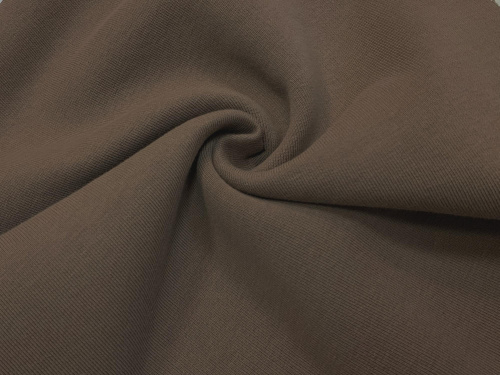  Ткань Футер 3-х нитка г/к петельный 320гр.кв.м, 80% Хб + 20% ПЭ, пенье, цв. Мокко  ТриКатушки