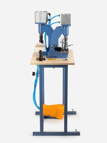  Пресс для обтяжки пуговиц Двойной ПНЕВМАТИЧЕСКИЙ со столом RM4 FP SET MIKRON   ТриКатушки
