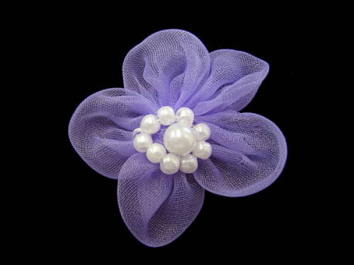  017 F пришивной элемент (упаковка 100 штук) сирень  ТриКатушки