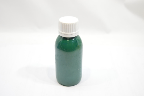  Краска для уреза (торца) кожи 120мл цв.Зеленая  ТриКатушки