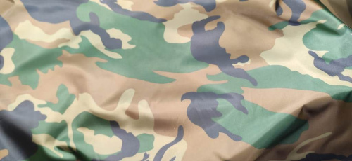  Оксфорд 210D PU1000 КАМУФЛЯЖ (КМФ) ш.150+-2 см. S4 Зелёный нато  ТриКатушки