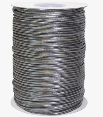 Резинка шляпная 2,5 мм, Silver