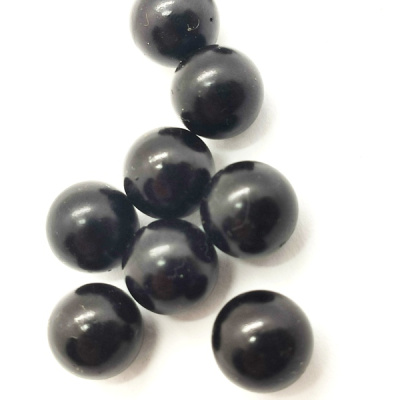  Жемчужина (Бусинка) 10 мм( уп.100шт) с Шипом цв. Черный "Proknopka"  ТриКатушки