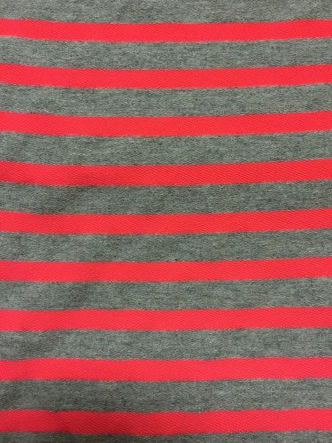  Ткань Футер 2х нит., петля, полоска 2  ТриКатушки